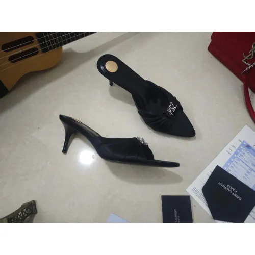 Wholesale Yves Saint Laurent YSL Slippers For Women #1462246 $98.00 USD, Wholesale Quality Replica Yves Saint Laurent YSL Slippers
