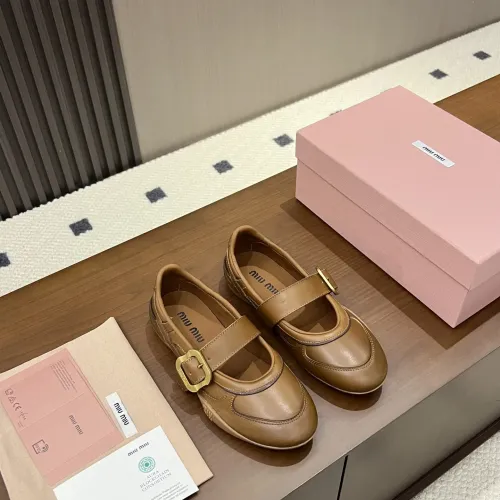 Replica MIU MIU Flat Shoes For Women #1462307 $100.00 USD for Wholesale