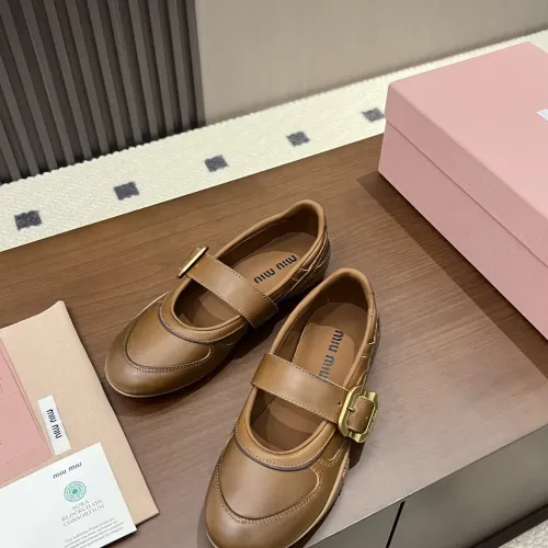 Replica MIU MIU Flat Shoes For Women #1462307 $100.00 USD for Wholesale