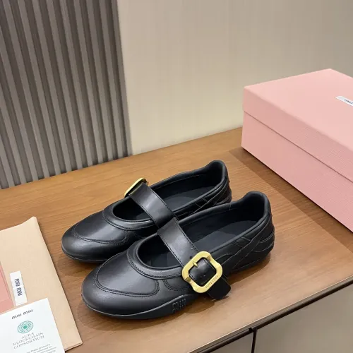 Wholesale MIU MIU Flat Shoes For Women #1462308 $100.00 USD, Wholesale Quality Replica MIU MIU Flat Shoes