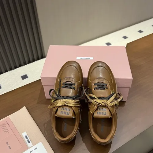 Replica MIU MIU Flat Shoes For Women #1462310 $108.00 USD for Wholesale