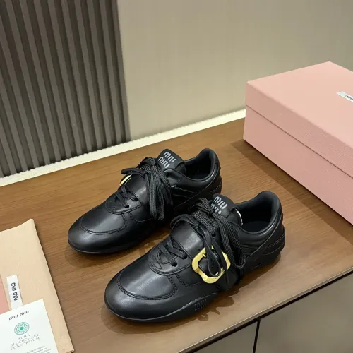 Wholesale MIU MIU Flat Shoes For Women #1462311 $108.00 USD, Wholesale Quality Replica MIU MIU Flat Shoes