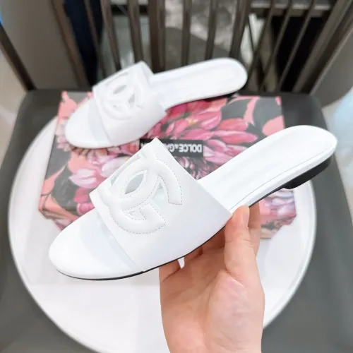Wholesale Dolce &amp; Gabbana D&amp;G Slippers For Women #1462325 $64.00 USD, Wholesale Quality Replica Dolce &amp; Gabbana D&amp;G Slippers