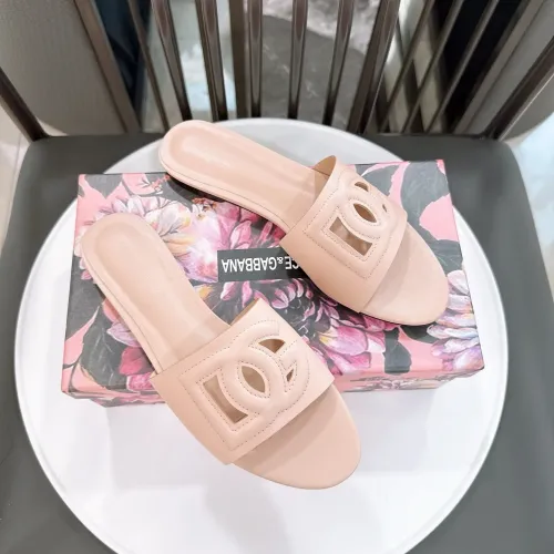 Replica Dolce & Gabbana D&G Slippers For Women #1462326 $64.00 USD for Wholesale