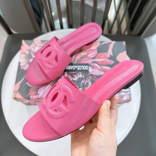 Wholesale Dolce &amp; Gabbana D&amp;G Slippers For Women #1462327 $64.00 USD, Wholesale Quality Replica Dolce &amp; Gabbana D&amp;G Slippers