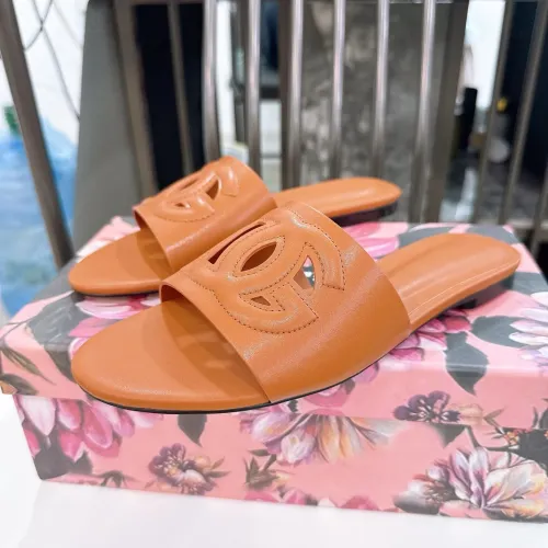 Replica Dolce & Gabbana D&G Slippers For Women #1462328 $64.00 USD for Wholesale