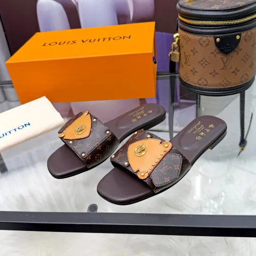 Wholesale Louis Vuitton Slippers For Women #1462343 $80.00 USD, Wholesale Quality Replica Louis Vuitton Slippers
