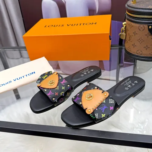 Wholesale Louis Vuitton Slippers For Women #1462344 $80.00 USD, Wholesale Quality Replica Louis Vuitton Slippers