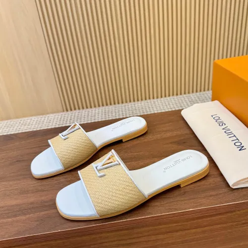 Wholesale Louis Vuitton Slippers For Women #1462353 $85.00 USD, Wholesale Quality Replica Louis Vuitton Slippers