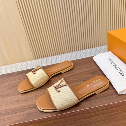 Wholesale Louis Vuitton Slippers For Women #1462355 $85.00 USD, Wholesale Quality Replica Louis Vuitton Slippers