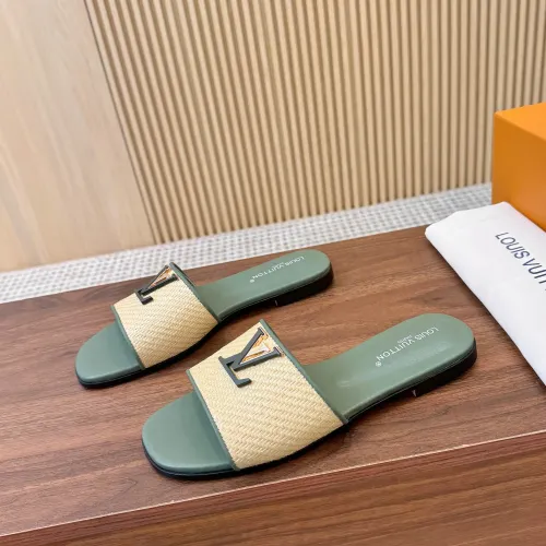 Wholesale Louis Vuitton Slippers For Women #1462357 $85.00 USD, Wholesale Quality Replica Louis Vuitton Slippers