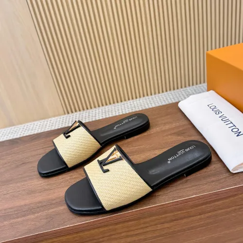 Wholesale Louis Vuitton Slippers For Women #1462358 $85.00 USD, Wholesale Quality Replica Louis Vuitton Slippers