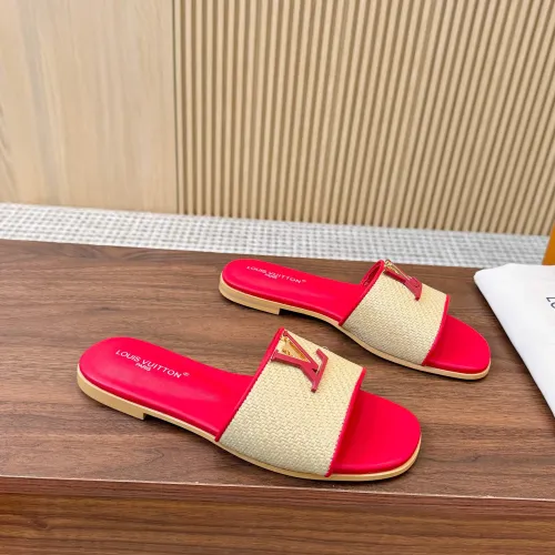 Wholesale Louis Vuitton Slippers For Women #1462361 $85.00 USD, Wholesale Quality Replica Louis Vuitton Slippers