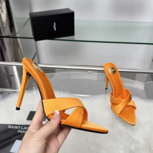 Replica Yves Saint Laurent YSL Slippers For Women #1462693 $92.00 USD for Wholesale