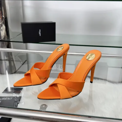 Wholesale Yves Saint Laurent YSL Slippers For Women #1462695 $92.00 USD, Wholesale Quality Replica Yves Saint Laurent YSL Slippers