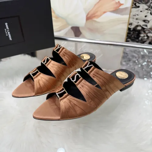 Wholesale Yves Saint Laurent YSL Slippers For Women #1462698 $102.00 USD, Wholesale Quality Replica Yves Saint Laurent YSL Slippers