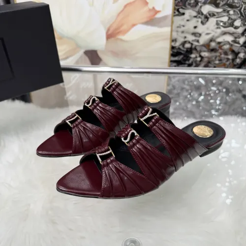 Wholesale Yves Saint Laurent YSL Slippers For Women #1462700 $102.00 USD, Wholesale Quality Replica Yves Saint Laurent YSL Slippers