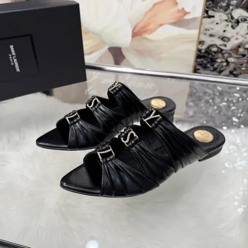 Wholesale Yves Saint Laurent YSL Slippers For Women #1462701 $102.00 USD, Wholesale Quality Replica Yves Saint Laurent YSL Slippers