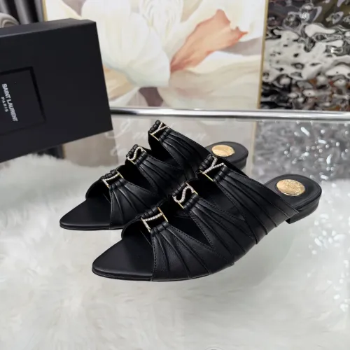 Wholesale Yves Saint Laurent YSL Slippers For Women #1462702 $102.00 USD, Wholesale Quality Replica Yves Saint Laurent YSL Slippers