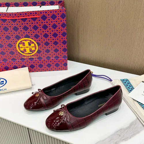 Wholesale Tory Burch Flat Shoes For Women #1462803 $82.00 USD, Wholesale Quality Replica Tory Burch Flat Shoes