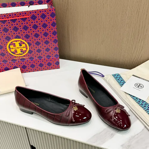 Replica Tory Burch Flat Shoes For Women #1462803 $82.00 USD for Wholesale