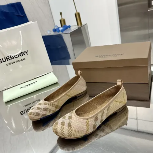 Wholesale Burberry Flat Shoes For Women #1462805 $76.00 USD, Wholesale Quality Replica Burberry Flat Shoes