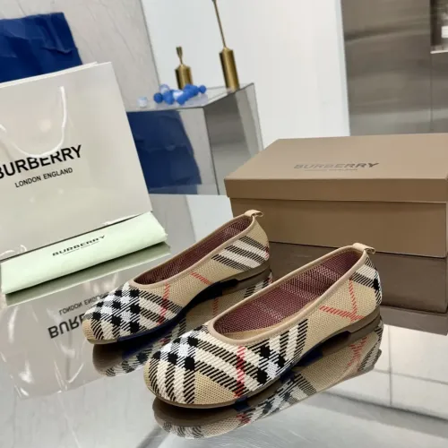 Wholesale Burberry Flat Shoes For Women #1462806 $76.00 USD, Wholesale Quality Replica Burberry Flat Shoes