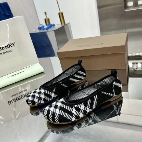 Wholesale Burberry Flat Shoes For Women #1462807 $76.00 USD, Wholesale Quality Replica Burberry Flat Shoes