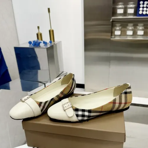 Wholesale Burberry Flat Shoes For Women #1462844 $85.00 USD, Wholesale Quality Replica Burberry Flat Shoes