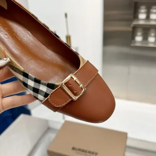 Replica Burberry Flat Shoes For Women #1462845 $85.00 USD for Wholesale