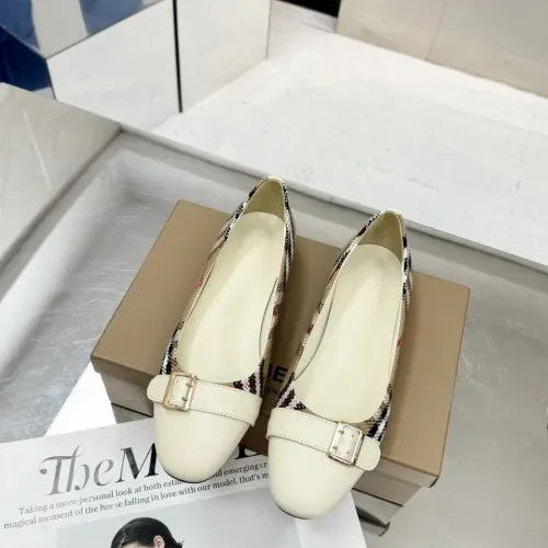 Replica Burberry Flat Shoes For Women #1462846 $85.00 USD for Wholesale