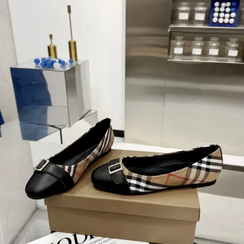 Wholesale Burberry Flat Shoes For Women #1462848 $85.00 USD, Wholesale Quality Replica Burberry Flat Shoes