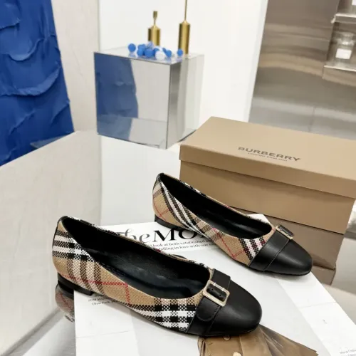 Replica Burberry Flat Shoes For Women #1462848 $85.00 USD for Wholesale