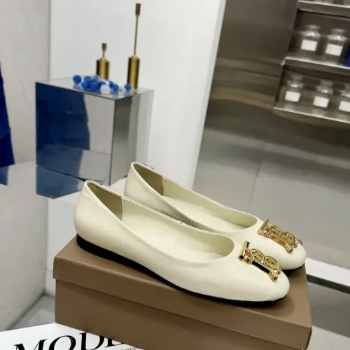 Replica Burberry Flat Shoes For Women #1462849 $85.00 USD for Wholesale