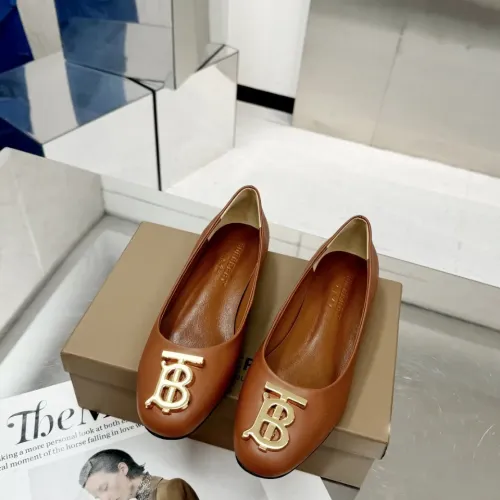 Replica Burberry Flat Shoes For Women #1462850 $85.00 USD for Wholesale