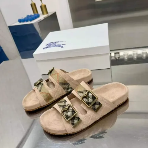 Wholesale Burberry Slippers For Women #1462852 $88.00 USD, Wholesale Quality Replica Burberry Slippers