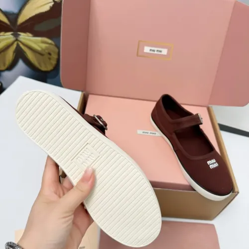 Replica MIU MIU Flat Shoes For Women #1462874 $85.00 USD for Wholesale