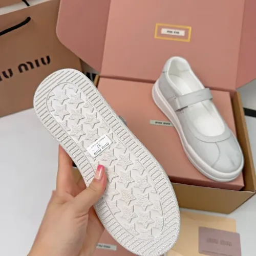 Replica MIU MIU Flat Shoes For Women #1462891 $92.00 USD for Wholesale