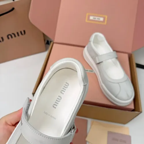 Replica MIU MIU Flat Shoes For Women #1462891 $92.00 USD for Wholesale