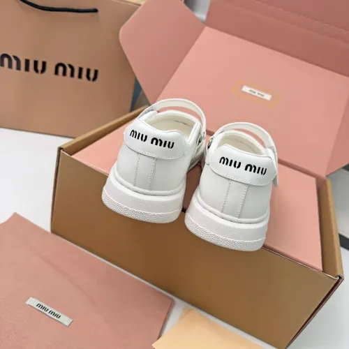 Replica MIU MIU Flat Shoes For Women #1462892 $92.00 USD for Wholesale