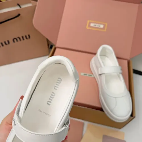 Replica MIU MIU Flat Shoes For Women #1462892 $92.00 USD for Wholesale