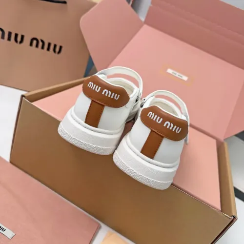Replica MIU MIU Flat Shoes For Women #1462893 $92.00 USD for Wholesale