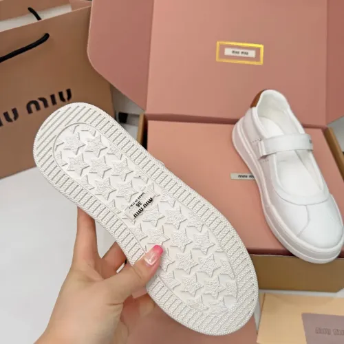 Replica MIU MIU Flat Shoes For Women #1462893 $92.00 USD for Wholesale