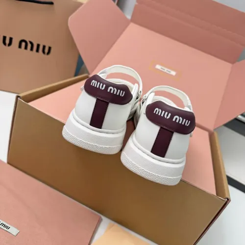 Replica MIU MIU Flat Shoes For Women #1462894 $92.00 USD for Wholesale