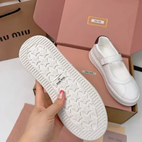 Replica MIU MIU Flat Shoes For Women #1462894 $92.00 USD for Wholesale