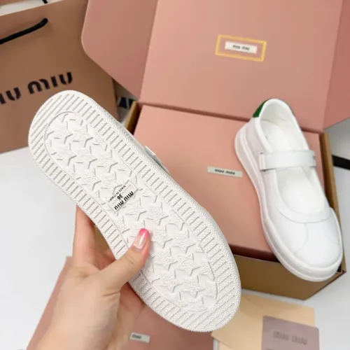 Replica MIU MIU Flat Shoes For Women #1462895 $92.00 USD for Wholesale