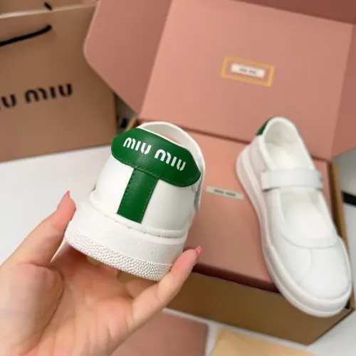 Replica MIU MIU Flat Shoes For Women #1462895 $92.00 USD for Wholesale