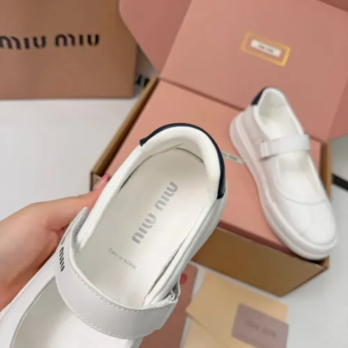 Replica MIU MIU Flat Shoes For Women #1462896 $92.00 USD for Wholesale