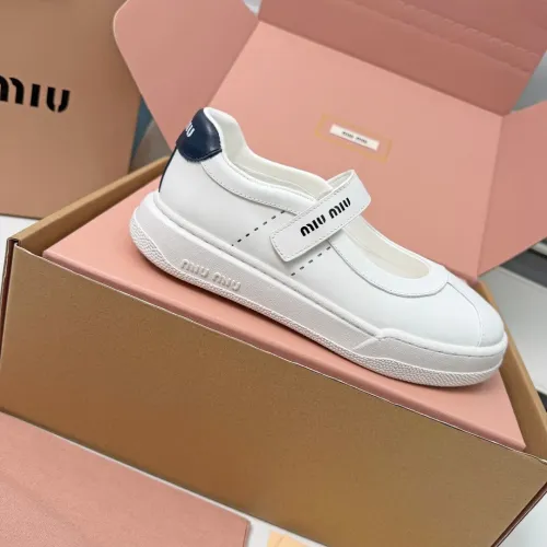 Replica MIU MIU Flat Shoes For Women #1462896 $92.00 USD for Wholesale