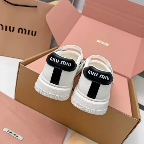Replica MIU MIU Flat Shoes For Women #1462897 $92.00 USD for Wholesale